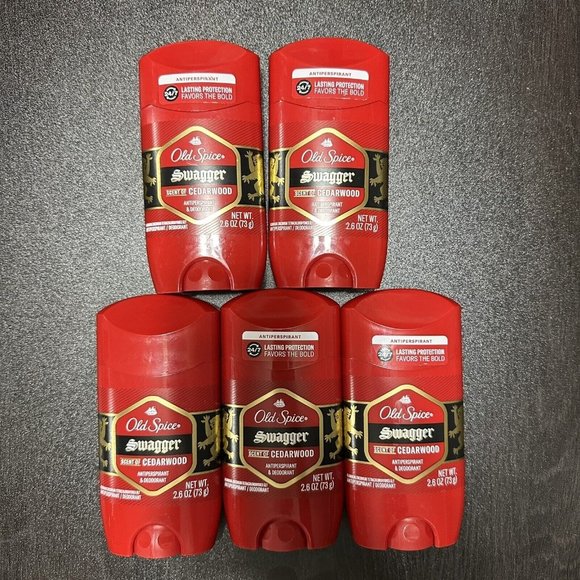 Other - Lot Of 5 Old Spice Swagger Antiperspirant Deodorant Scent of Cedarwood 2.6oz